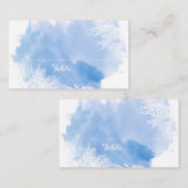 De Placement Carte d'eau corail récif bleu (Devant / Derrière)