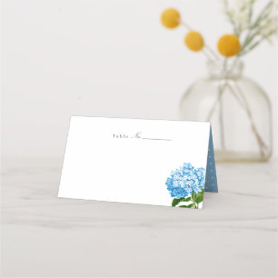 De Placement Carte d'emplacement bleu Hydrangea Blair