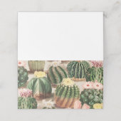 De Placement Carte d'emplacement d'illustration Cactus (Extérieur déplié)