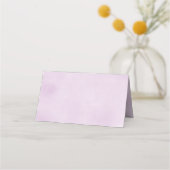 De Placement Carte d'emplacement florale lavande violette éléga (Dos)