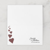 De Placement Carte d'emplacement ou carte d'escorte rouge Tarta (Extérieur déplié)