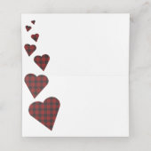 De Placement Carte d'emplacement ou carte d'escorte rouge Tarta (Intérieur déplié)