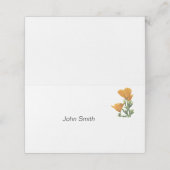 De Placement Carte d'emplacement pliée horizontale (Extérieur déplié)