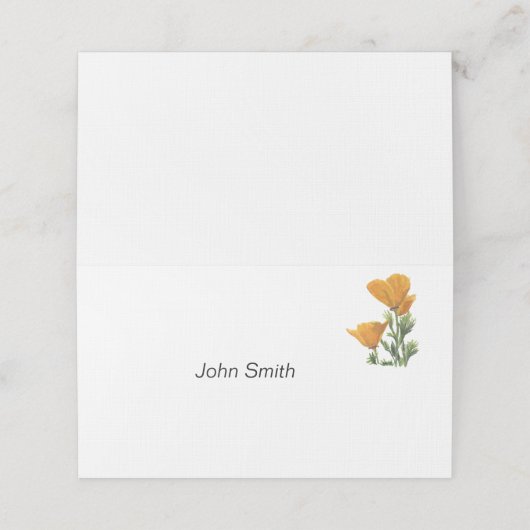 De Placement Carte d'emplacement pliée horizontale (Extérieur déplié)