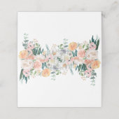 De Placement Carte d'emplacement pliée Mariage d'aquarelle roma (Extérieur déplié)