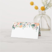 De Placement Carte d'emplacement pliée Mariage d'aquarelle roma (Dos)