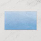 De Placement Carte d'enregistrement du Baby shower d'espace aqu (Dos)