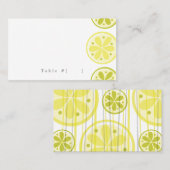 De Placement Carte d'escorte Citrus (Devant / Derrière)