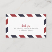 De Placement Carte d'escorte d'avion (Dos)