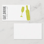 De Placement Carte d'escorte Eat-Drink-BeMarried (Devant / Derrière)