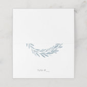 De Placement Carte d'escorte Mariage d'élément feuille aquarell (Extérieur déplié)