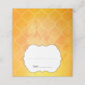 De Placement Carte d'escorte Mariage orange marocain (Extérieur déplié)