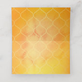 De Placement Carte d'escorte Mariage orange marocain (Intérieur déplié)