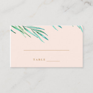 De Placement Carte d'escorte moderne Tropical Beach Wedding