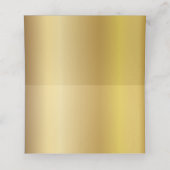 De Placement Carte d'escorte pour Bat mitzvah GOLDEN (Intérieur déplié)