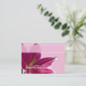 De Placement Carte d'escorte Stargazer Lily (Debout devant)