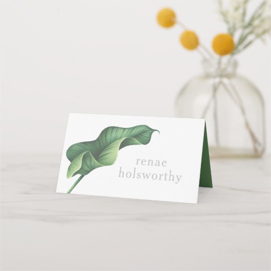 De Placement Carte d'escorte tropicale, mariage tropical (Dos)