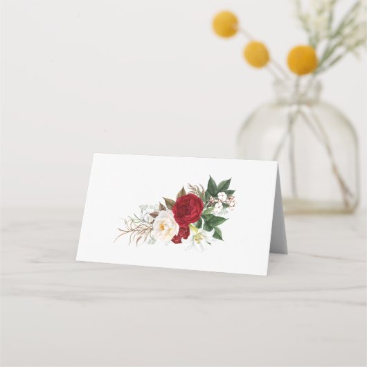 De Placement Carte d'évaluation mariage | Bouquet d'ivoire et d (Dos)