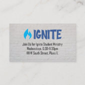 De Placement Carte d'invitation Ignite (Dos)