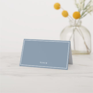 De Placement Carte d'opportunité Mariage Dusty Blue 01