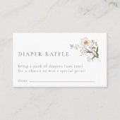 De Placement Carte du boîtier du rabat fleur sauvage (Devant)