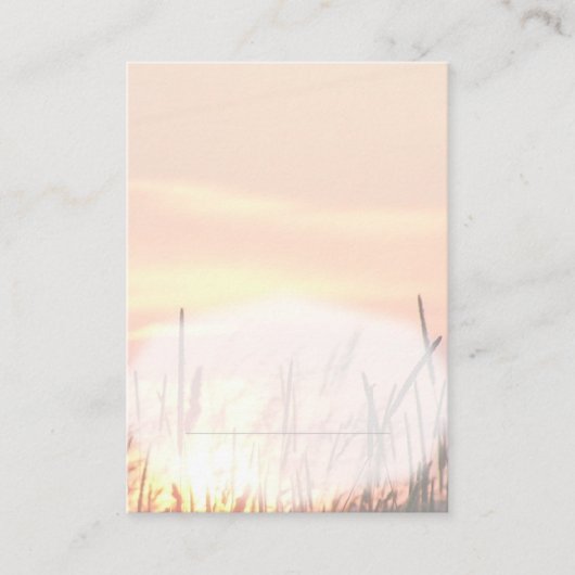 De Placement Carte du lieu du champ du coucher du soleil (Devant)