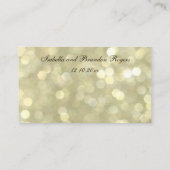 De Placement Carte Escort Bubbles Champagne (Dos)