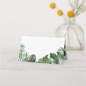 De Placement Carte feuille Tropical Tented (Dos)