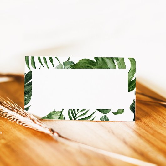 De Placement Carte feuille Tropical Tented