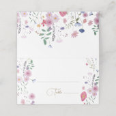 De Placement Carte fleur sauvage (Extérieur déplié)