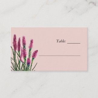 De Placement Carte fleur sauvage Floral Mariage Place