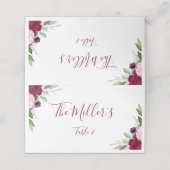 De Placement Carte Floral bien-aimée (Extérieur déplié)