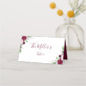 De Placement Carte Floral bien-aimée (Dos)