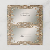 De Placement Carte Gold Ornate Frame Place (Extérieur déplié)
