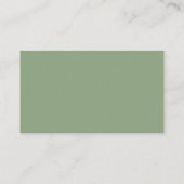 De Placement Carte Golden Greenery Place (Dos)