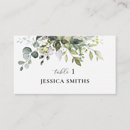 De Placement Carte Green Flat Place (Devant)