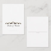 De Placement Carte mariage (Devant / Derrière)
