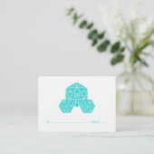 De Placement Carte Mariage Aqua D20 Dice (Debout devant)