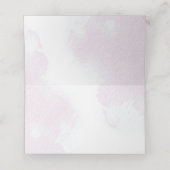 De Placement Carte Mariage aquarelle rose & or Floral (Intérieur déplié)