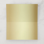 De Placement Carte Mariage Black Gold (Intérieur déplié)