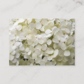 De Placement Carte Mariage blanche Hydrangea (Dos)