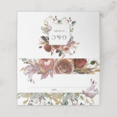 De Placement Carte Mariage Butterum & Plum (Extérieur déplié)