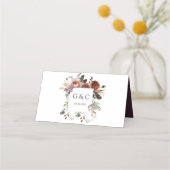 De Placement Carte Mariage Butterum & Plum (Dos)