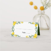 De Placement Carte Mariage citron (Devant)