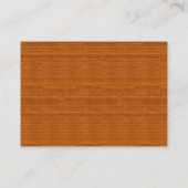 De Placement Carte Mariage d'aventure (Dos)