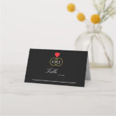 De Placement Carte Mariage Entwin Rings (Devant)