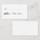 De Placement Carte Mariage Eternity (Devant / Derrière)