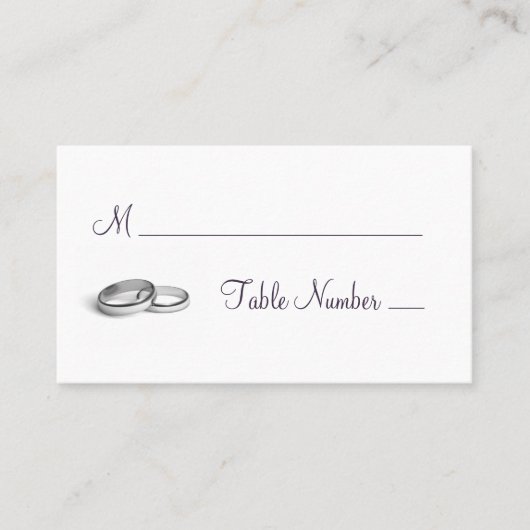 De Placement Carte Mariage Eternity (Devant)