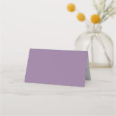 De Placement Carte Mariage Eucalyptus Violet Flowers (Dos)