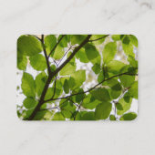 De Placement Carte Mariage Feuille verte (Dos)